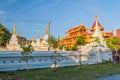 Complex of Kyauktawgyi temple in Mandalay, Myanm