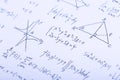 Complex Math Formulas Royalty Free Stock Photo