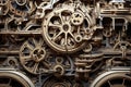 Complex Mechanical machine intricate. Generate Ai Royalty Free Stock Photo