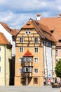complex of medieval houses called Spalicek, Cheb, Czech Republic Royalty Free Stock Photo