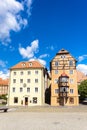 complex of medieval houses called Spalicek, Cheb, Czech Republic Royalty Free Stock Photo
