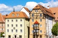 complex of medieval houses called Spalicek, Cheb, Czech Republic Royalty Free Stock Photo
