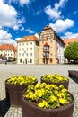 complex of medieval houses called Spalicek, Cheb, Czech Republic Royalty Free Stock Photo