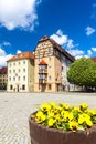 complex of medieval houses called Spalicek, Cheb, Czech Republic Royalty Free Stock Photo