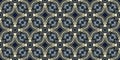 Complex metal plates elements seamless abstract pattern