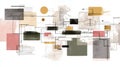 Complex mind map connecting ideas and concepts with visual representation