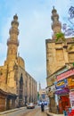 The complex of Mosque and Khanqah of Shaykhu, Cairo, Egypt Royalty Free Stock Photo