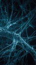 Futuristic Liquid Mercury Ocean with Neural Networks, Data Whales, and Floating Libraries Royalty Free Stock Photo