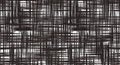 A complex pattern of intersecting black lines creating a grid-like structure agains Royalty Free Stock Photo