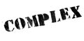 Complex rubber stamp