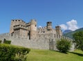 The complex of the Venis castle Royalty Free Stock Photo