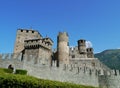 The complex of the Venis castle Royalty Free Stock Photo