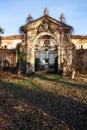 Entrance gate. Villa Moglia, Chieri TO, Italy