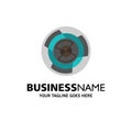 Complexity, Business, Challenge, Concept, Labyrinth, Logic, Maze Business Logo Template. Flat Color