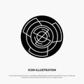 Complexity, Business, Challenge, Concept, Labyrinth, Logic, Maze solid Glyph Icon vector