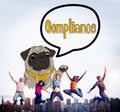 Compliance Affirmation Continuity Regulation Concept