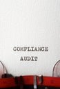 Compliance audit text