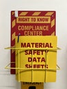 Compliance Center Material Safety Data Sheet Information