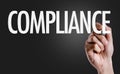 Compliance on a conceptual image Royalty Free Stock Photo