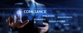 Compliance Law Rules Policy Regulation Business and Technology concept