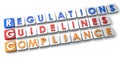 Compliance Regulations and Guidelines Royalty Free Stock Photo