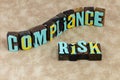 Compliance risk management business strategy data control process