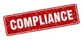 compliance sign. compliance grunge stamp.