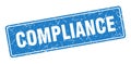 compliance sign. compliance grunge stamp.