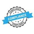 Compliance stamp illustration