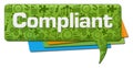Compliant Business Symbols Green Colorful Comment Symbol