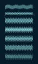 Complicated harmonic sine wave diagram - visualization of acoustic waves types - nature of sound Royalty Free Stock Photo