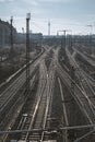 Railway system in Berlin Royalty Free Stock Photo