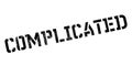 Complicated rubber stamp