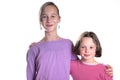 Complicity between sisters Royalty Free Stock Photo