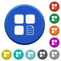 Component properties beveled buttons