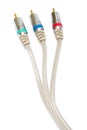 Component video cable Royalty Free Stock Photo