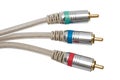 Component video cable Royalty Free Stock Photo