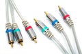 Component video cable Royalty Free Stock Photo