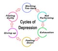 Components of Cycle of Depression