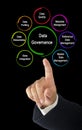 Components of Data Governance Royalty Free Stock Photo