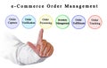 e-Commerce Order Management Royalty Free Stock Photo