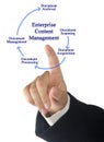 Enterprise Content Management Royalty Free Stock Photo