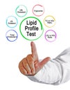 Components of Lipid Profile Test Royalty Free Stock Photo