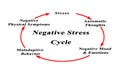 Negative Stress Cycle Royalty Free Stock Photo