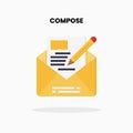 Compose flat icon.