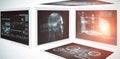 Composite 3d image of composite image of different interface