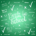 Composite image of back to school doodle Royalty Free Stock Photo