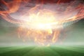 Composite image of ball of fire 3d Royalty Free Stock Photo