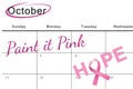 Composite image of breast cancer awareness message of hope Royalty Free Stock Photo