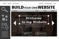 Composite image of build site interface Royalty Free Stock Photo